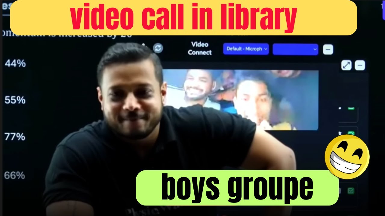 video call in library 😂spamer pakada gaya /rajwant sir bakaitiya mode