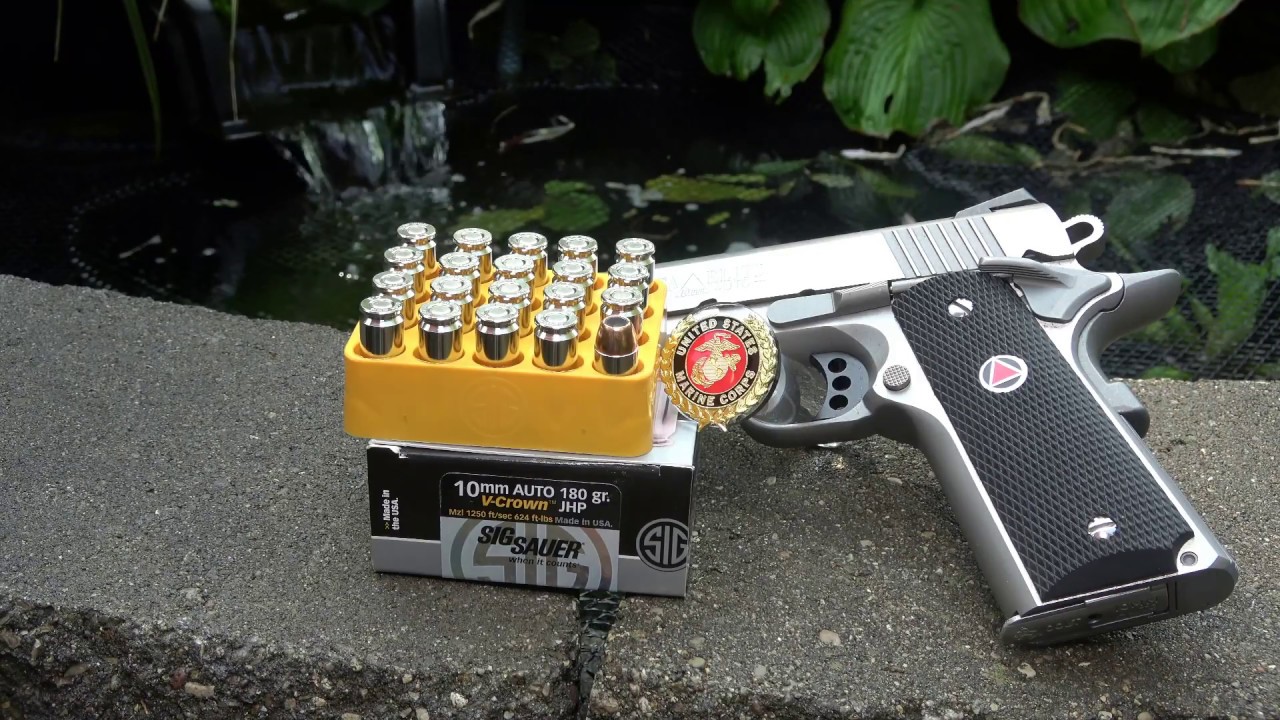 Результаты хронографа Sig 10MM VCrown Ammunition