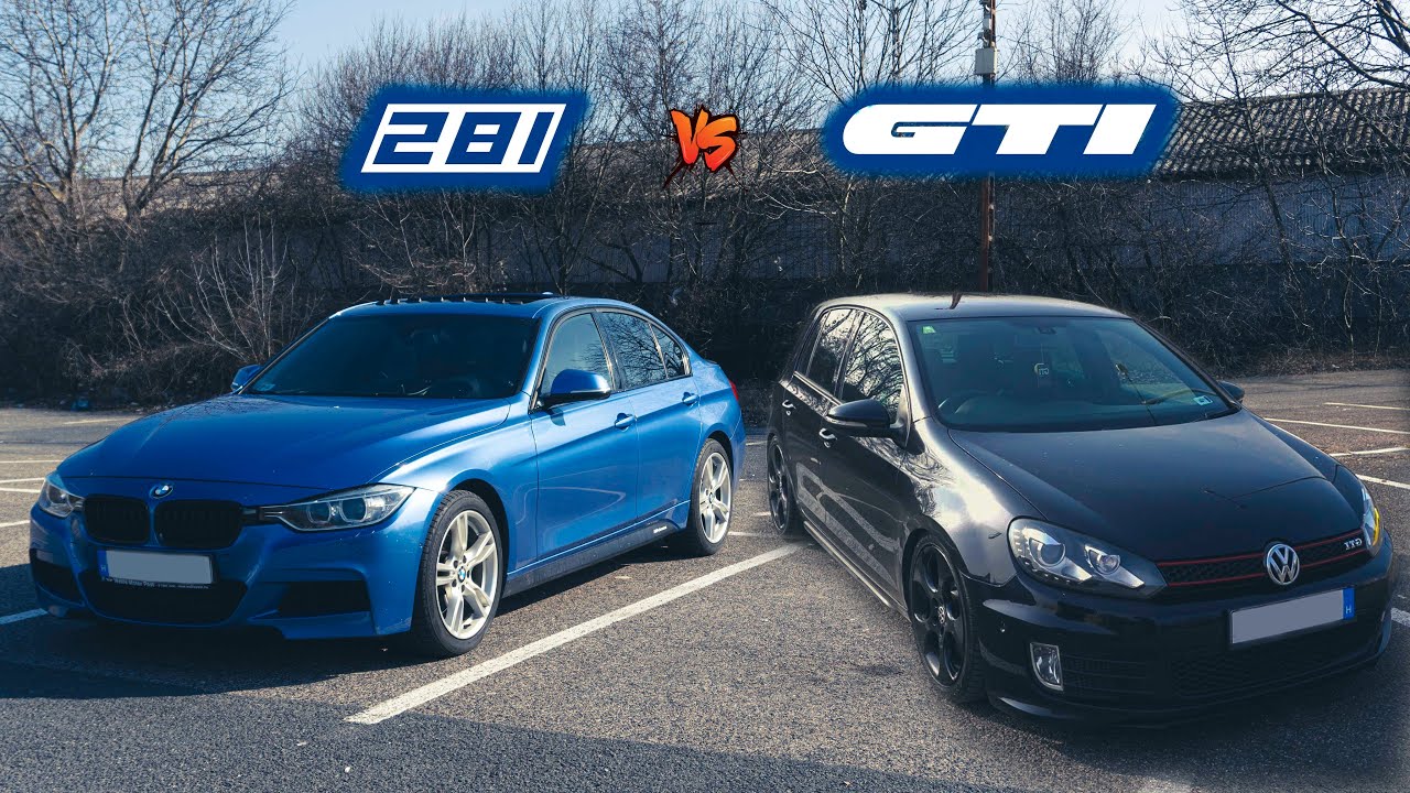 BMW F30 28xi 🆚 GOLF VI GTI 🚗 #MITMEGYSZÁZON