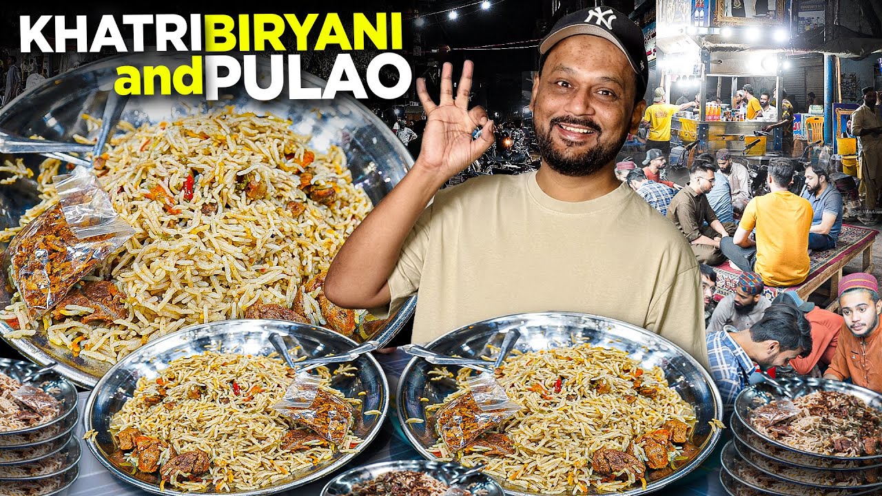 Biryani Gali aur Best Hyderabadi Yakhni Pulao | Ramzan Nights in Karachi | Pakistan Street Food