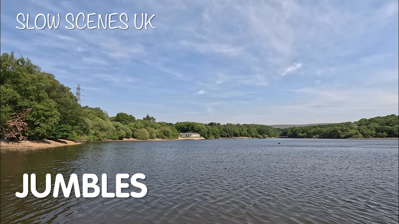 Jumbles Country Park - 4K walk - Slow Scenes UK