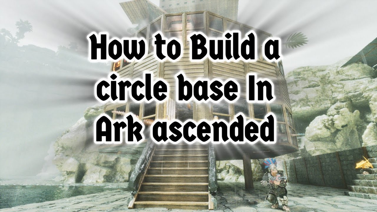 How to make a circle base in Ark ascended!!!