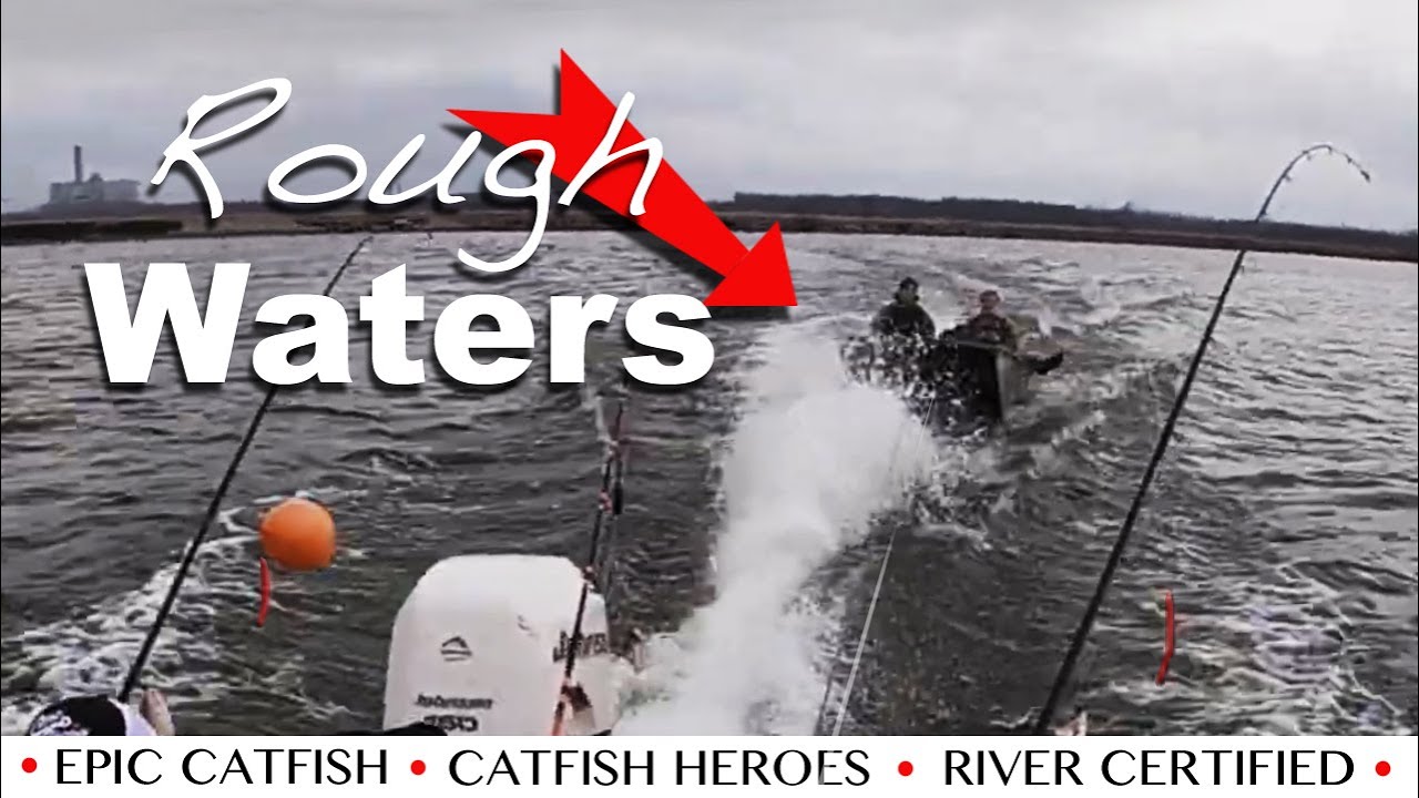 Daytime Catfishing On  Powerplant Lake For Blues-- EPIC CATFISH - RIVER CERTIFIED - CATFISH HEROES