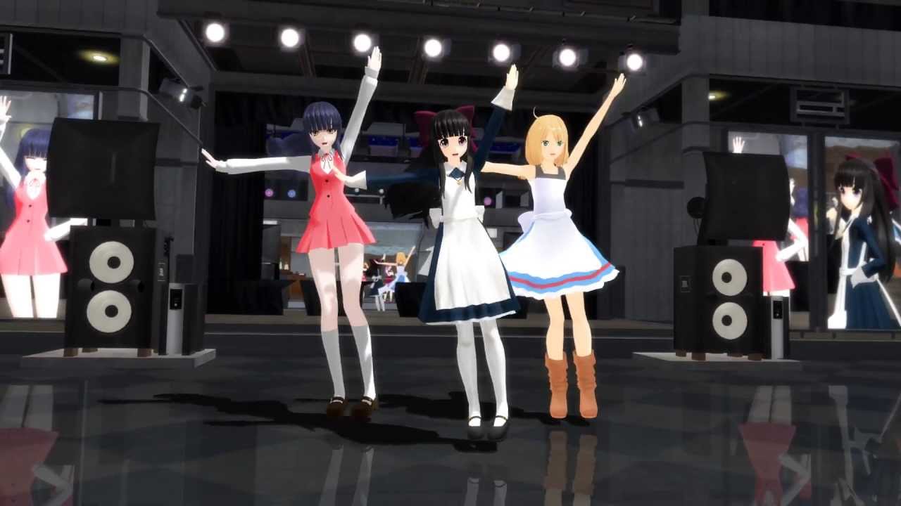 【MMD】フリーゲームのあの娘達でtoo cute!