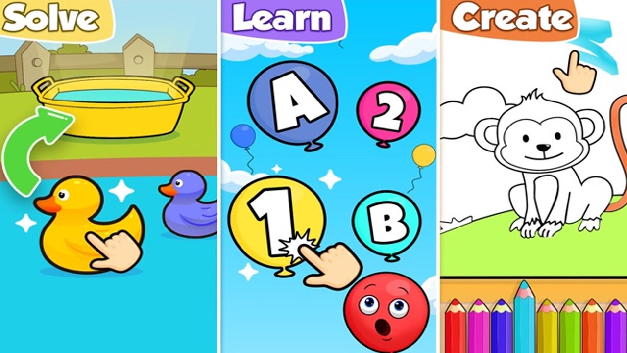 Bebi Toddlers Words Learning Games : Gameplay (iOS, Android)