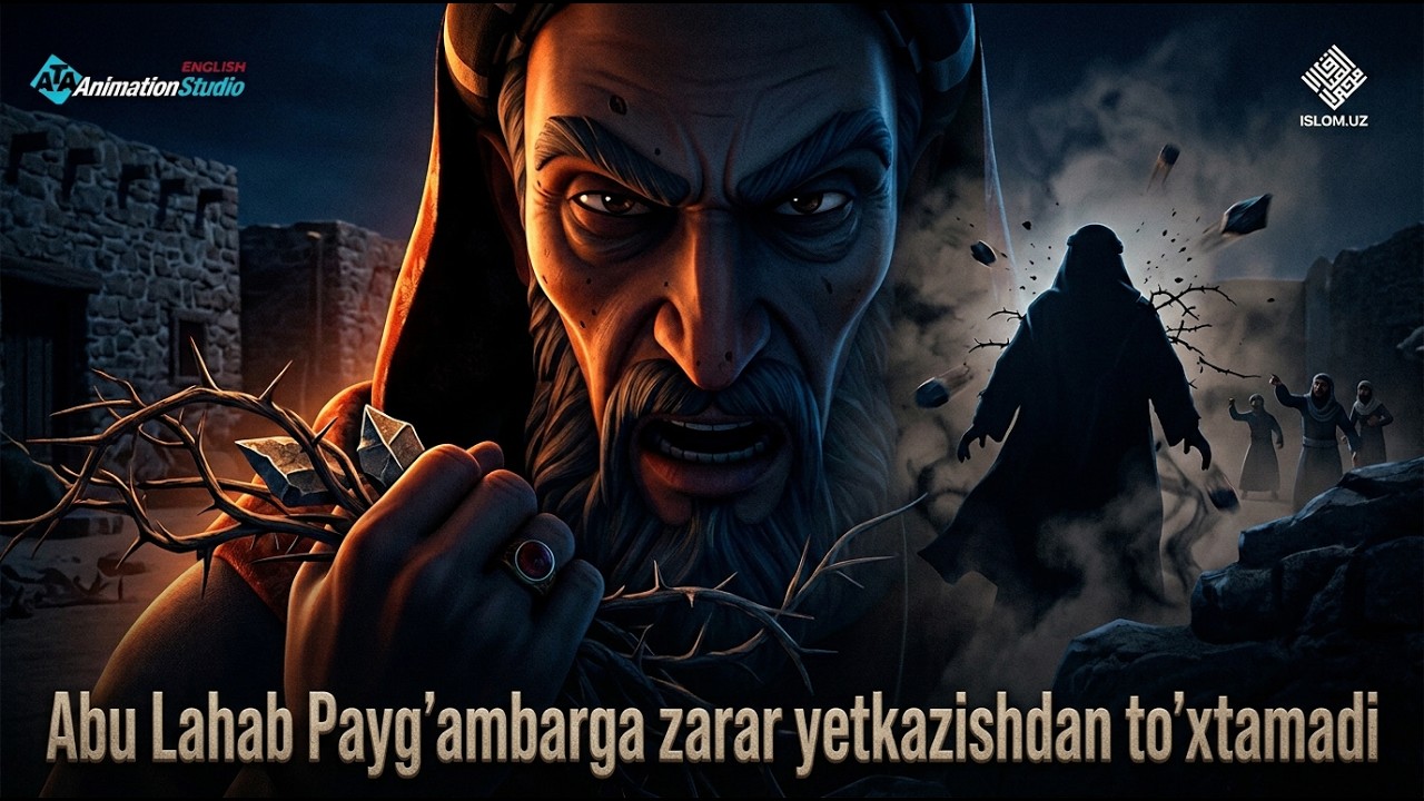 Abu Lahab Payg'ambarga zarar yetkazishdan to'xtamadi