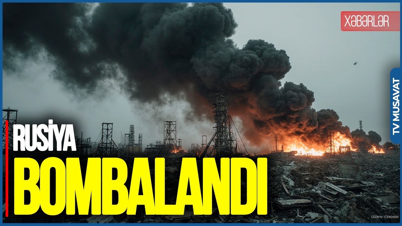 Rusiya BOMBALANDI! Cənubda ən BÖYÜK zavod 5 GÜNDÜR YANIR... – Görüntülər “Ana Xəbər”də