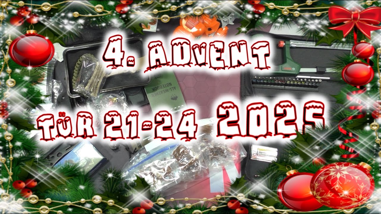4. Advent Tür 21-24 Bosch/Survival +2 Extra Adventskalender 2025 | HD+ | Deutsch/German