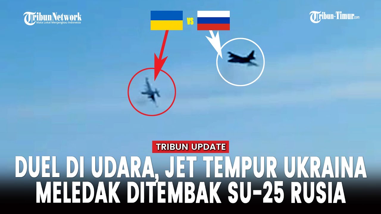 Pesawat Tempur Rusia Tembak Jatuh Jet Ukraina di Pokrovsk