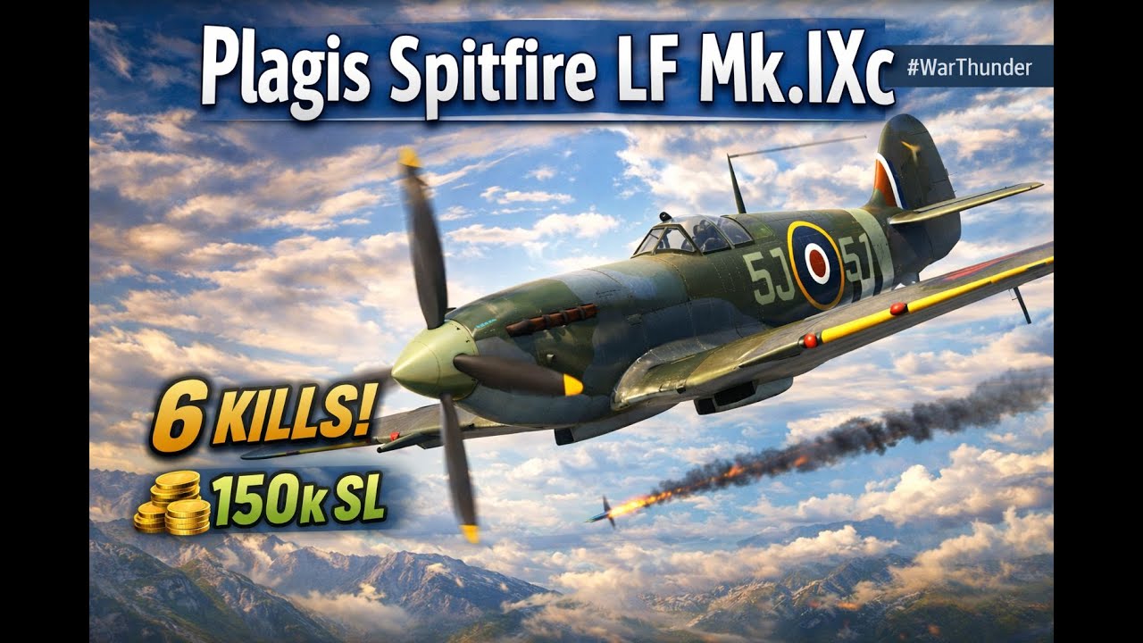 RARE Plagis Spitfire Mk. IXc is INSANE! | War Thunder Air RB