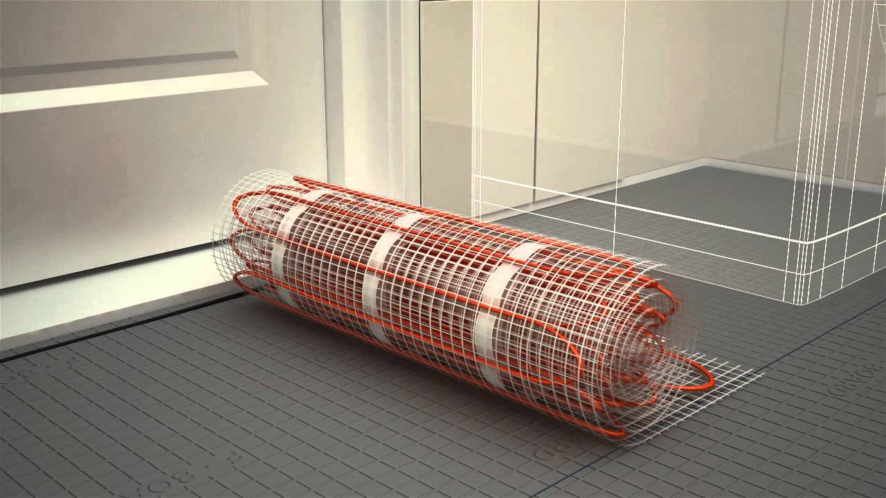 Lattialämmityskaapelimaton asennusvideo