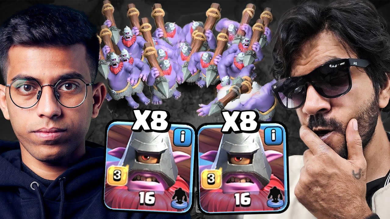SUMIT007 Shocked me by his new PENCIL BOYS strategy (Clash of Clans)
