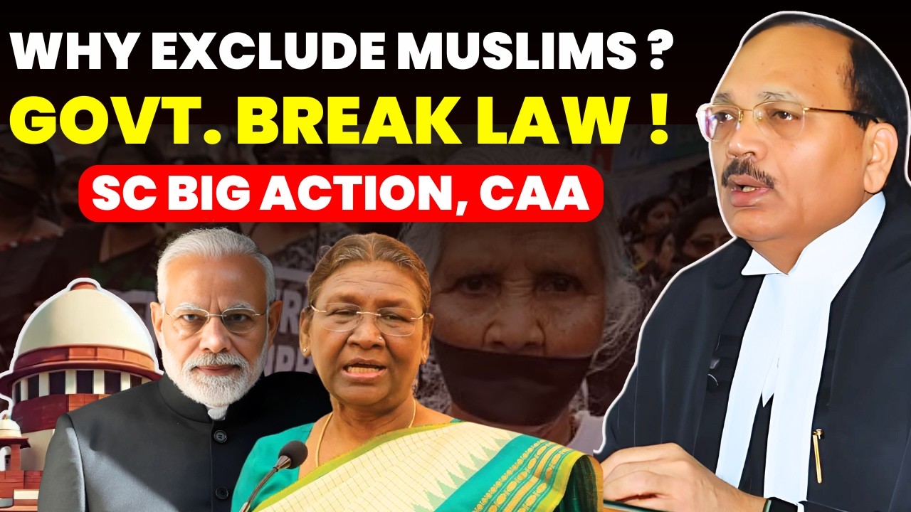 WHY EXCLUDE MUSLIMS? GOVT VIOLATED RULE? SC BIG ACTION ON CAA #supremecourtofindia #caa_nrc_protest