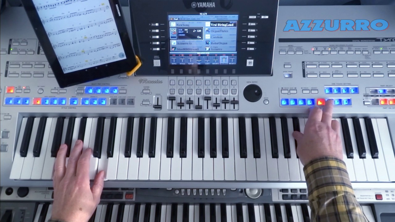 AZZURRO - Tyros Accordeon Organ version