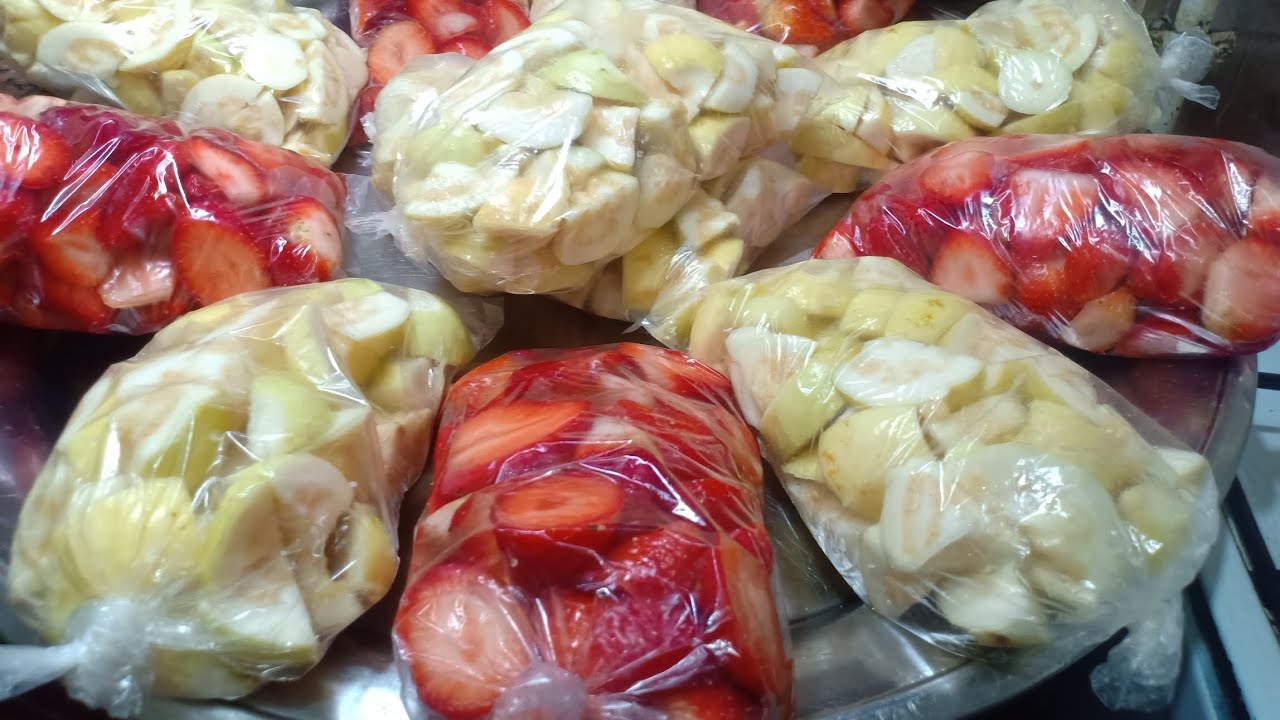 احلى طريقه لتخزين الفراوله والجوافه هتجربوها 🍓😋