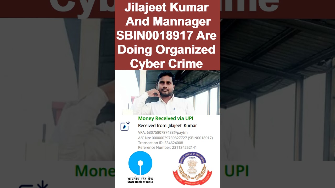 Jilajeet Kumar And SBIN0018917 OpenlyDoing Organized CyberCrimeEP 9|#news #trend #kotosparknews0