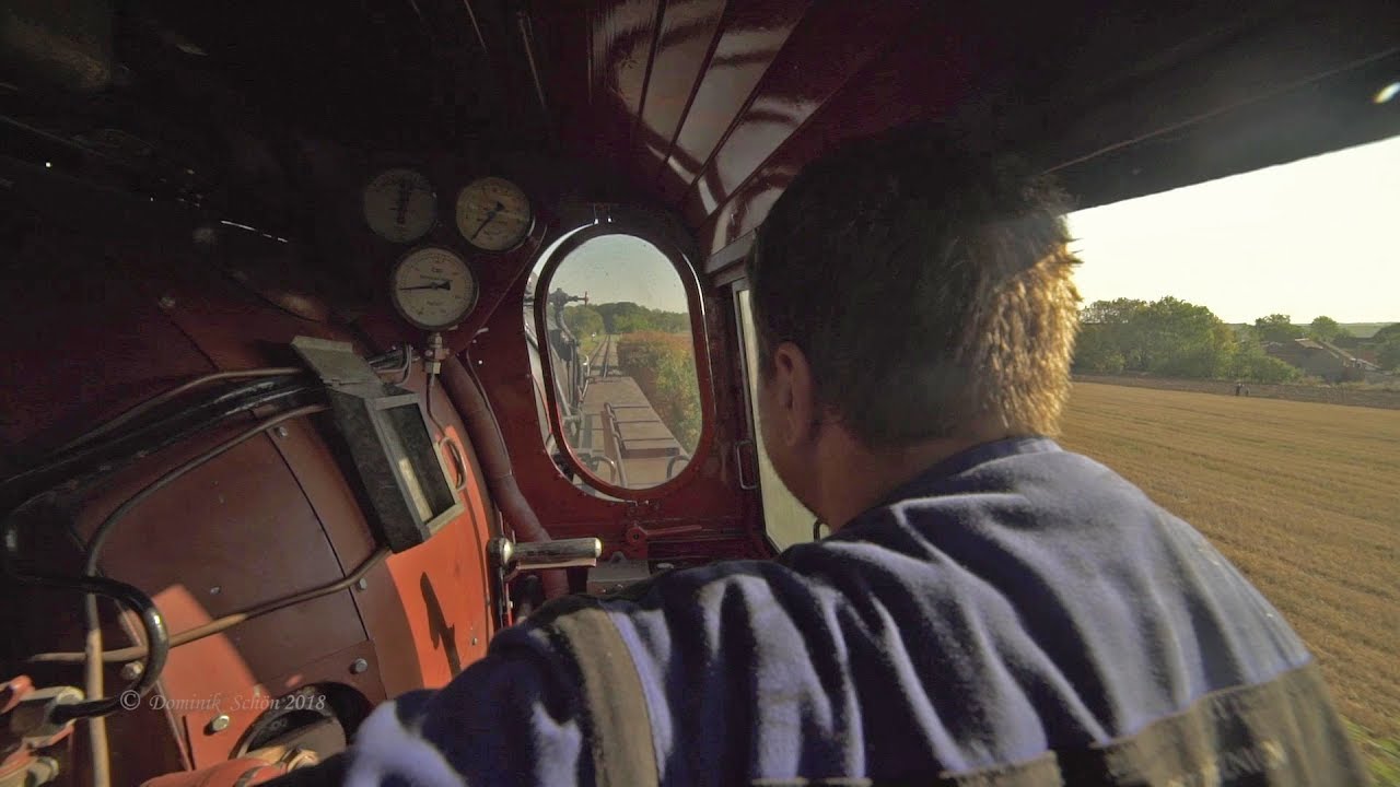 160 let Kladensko-nučické dráhy jízdy EP 1000 SONP č. 32 (525.101) / Cab View