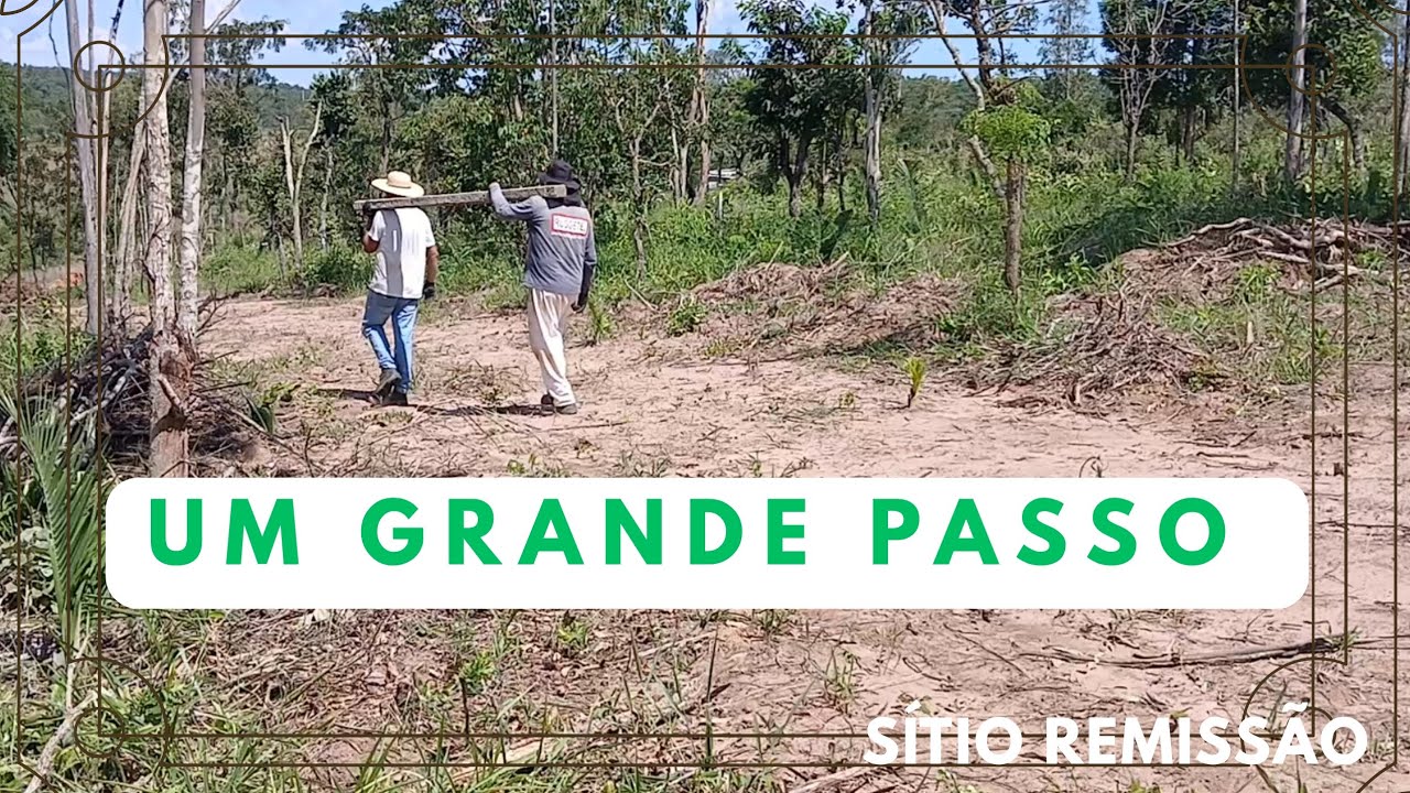 COMEÇAMOS A FAZER A CERCA DA DIVISA E NOVIDADES!