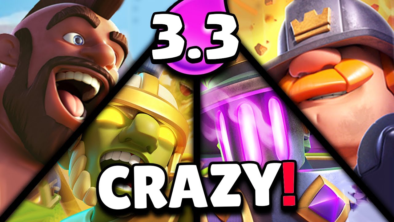 CRAZY... PROVO il DECK 3.3 DOMATORE GOBLIN HERO su CLASH ROYALE!