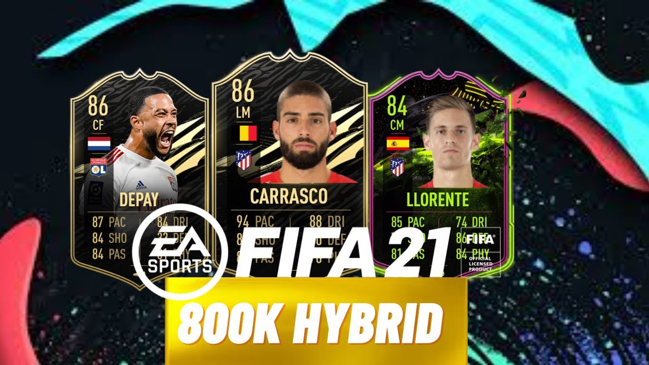 SUPER META 800K HYBRID FIFA 21 SQUAD BUILDER