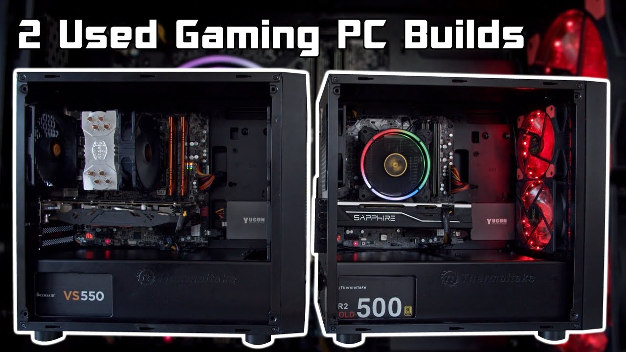 2 Used Parts Gaming PC Builds in 1 Video