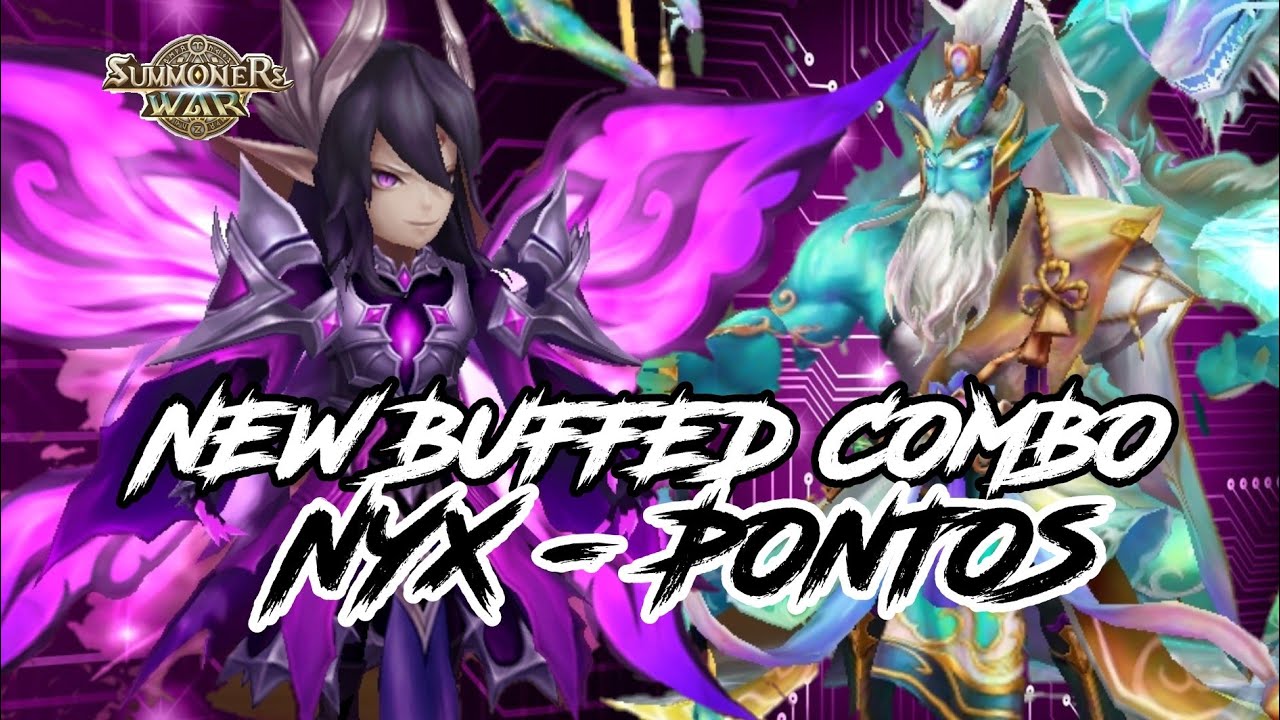 1 CODE INSIDE, NEW BUFFED NYX  WITH PONTOS MAKE EVERYTHING EASIER IN SL [Summoners War : Sky Arena]