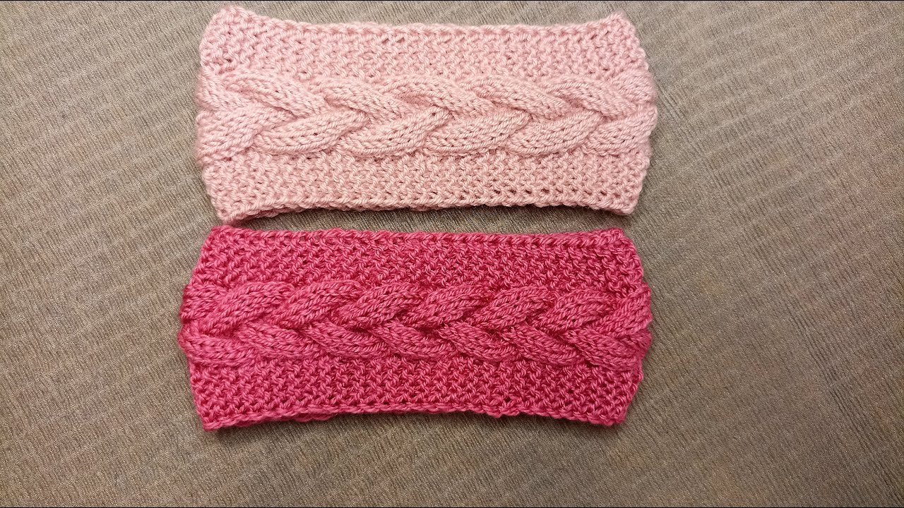 FREE Friendship Cable Headband Knitting Pattern Video