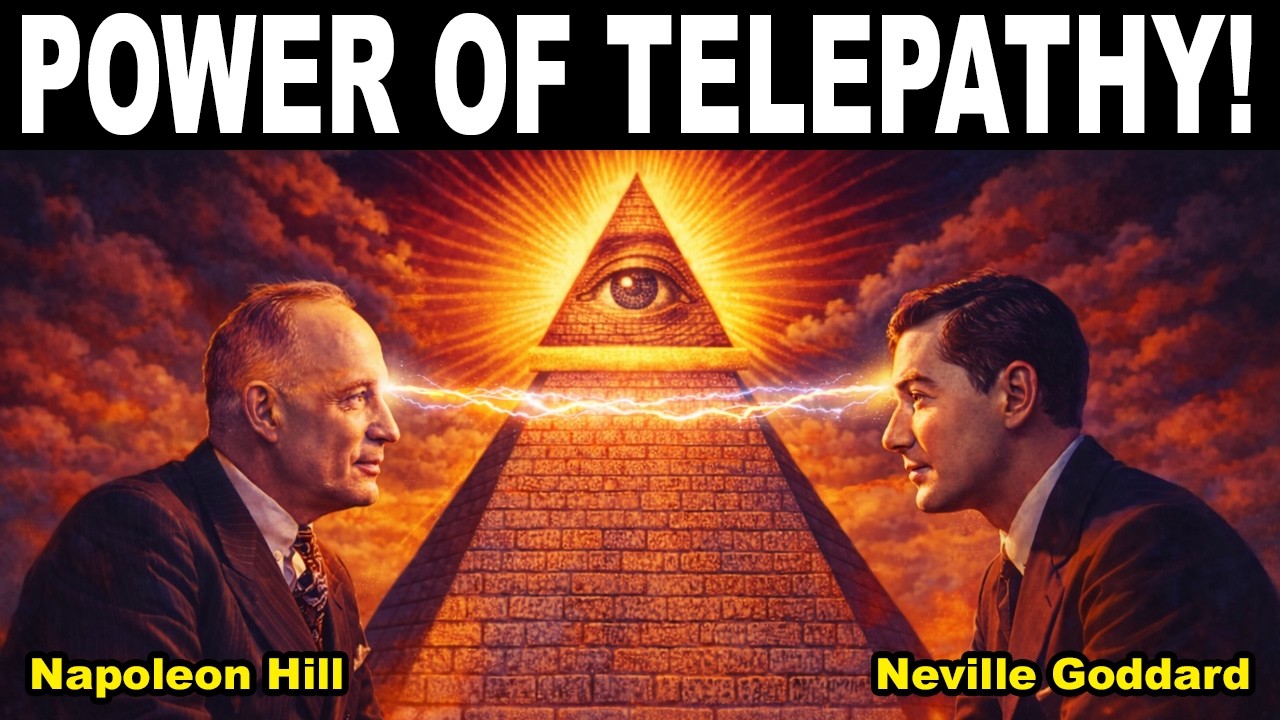 They manifest by THOUGHT TRANSMISSION or TELEPATHY! (Neville Goddard, Napoleon Hill)