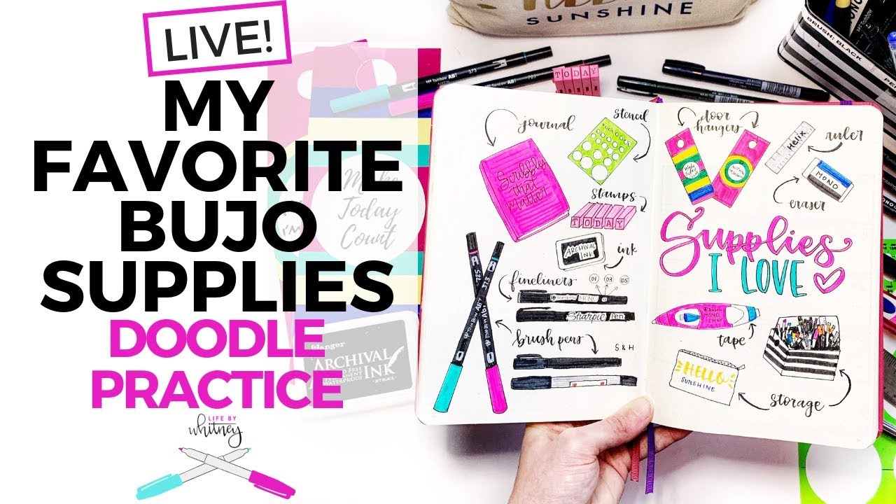 Bullet Journal Supplies Wish List and Favorite Stationery!