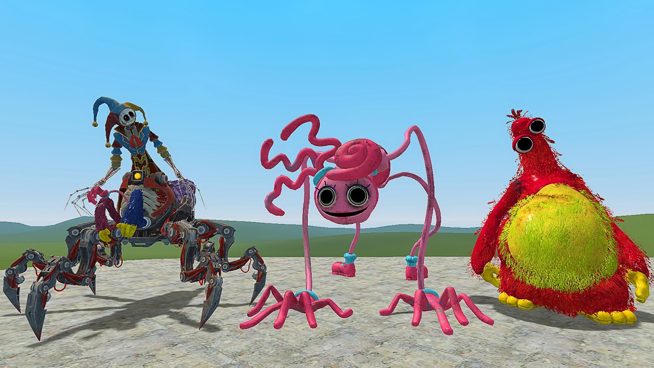 Surviving the Chum, Mommy Long Legs & Prototype Monster Poppy Playtime Chapter 5 | Garry's Mod