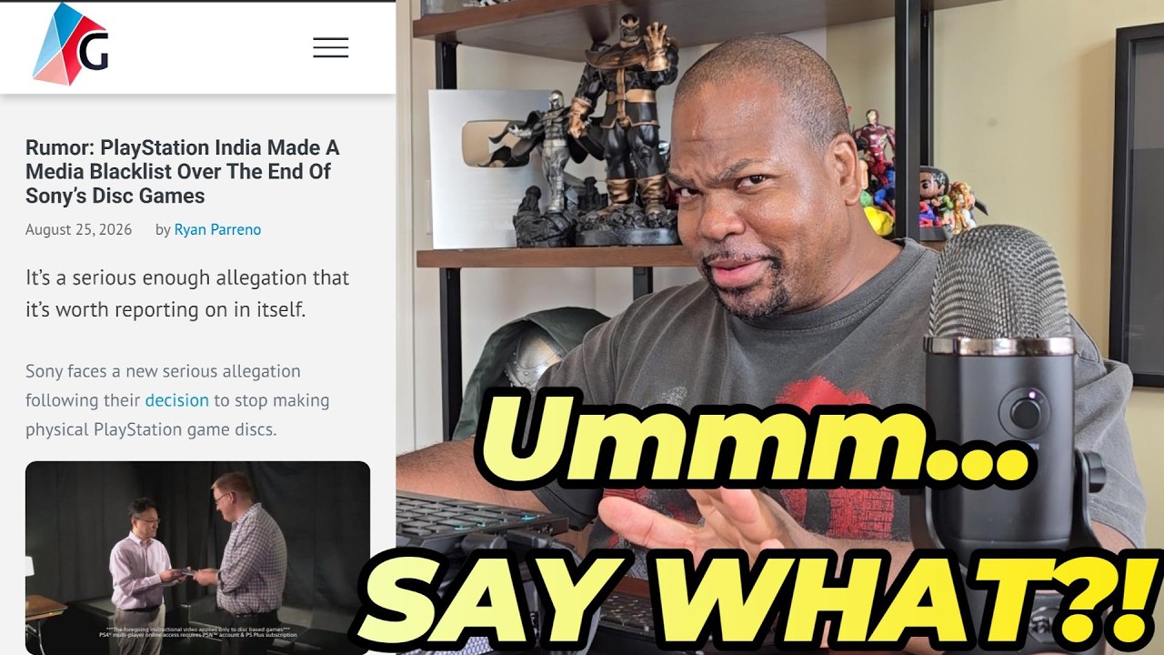 RUMOR:  Playstation is BLACKLISTING Anyone that Spoke about them Killing Physical Games NEGATIVELY!