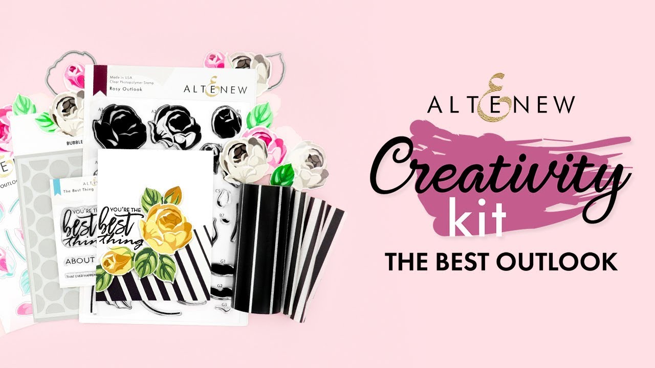 Crafting Kit for Cardmaking, Scrapbooking, and Journaling: Altenew the Best Outlook Creativity Kit