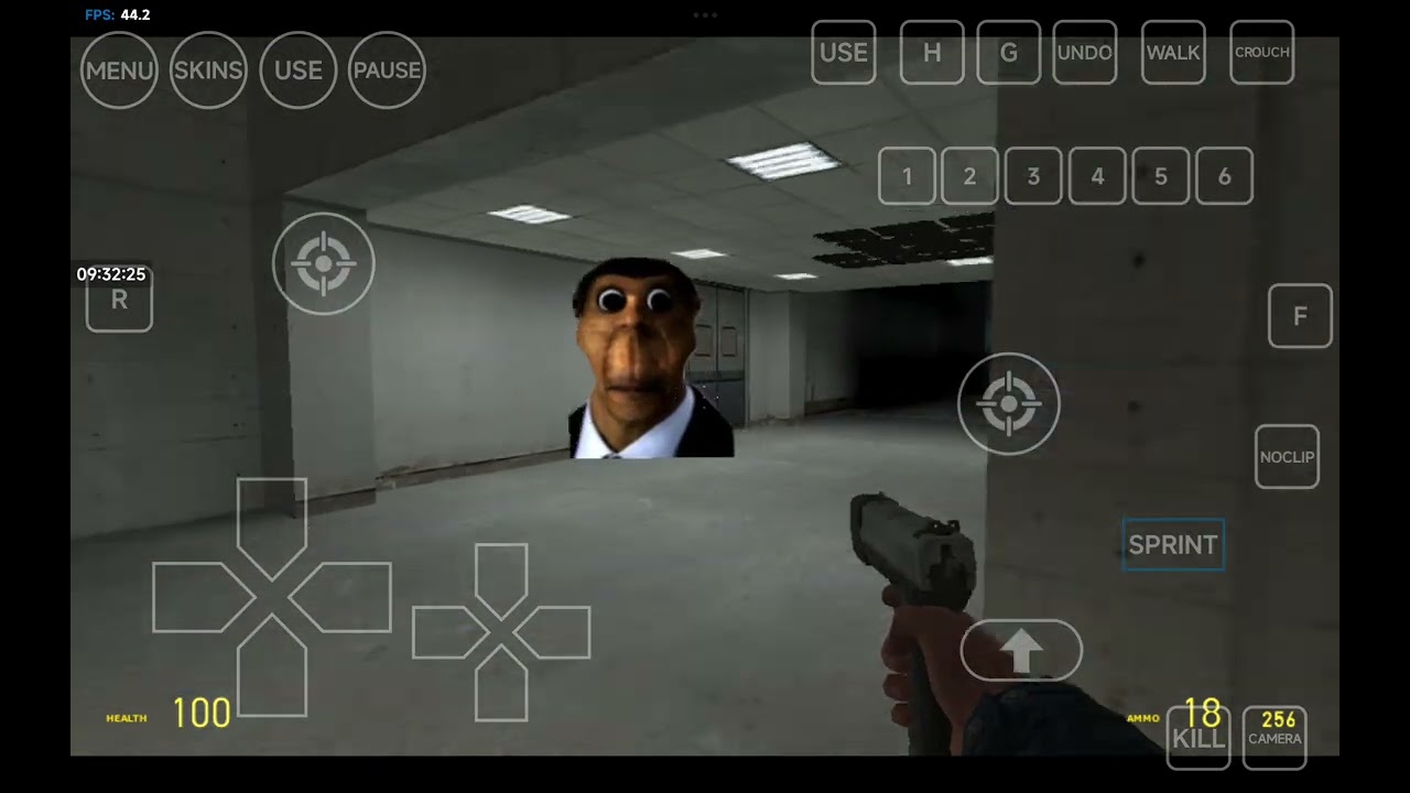 Garrys mod Winlator 10.1 Hotfix Snapdragon 680 (REDMI PAD SE) andreno 610 Fps = 35-44