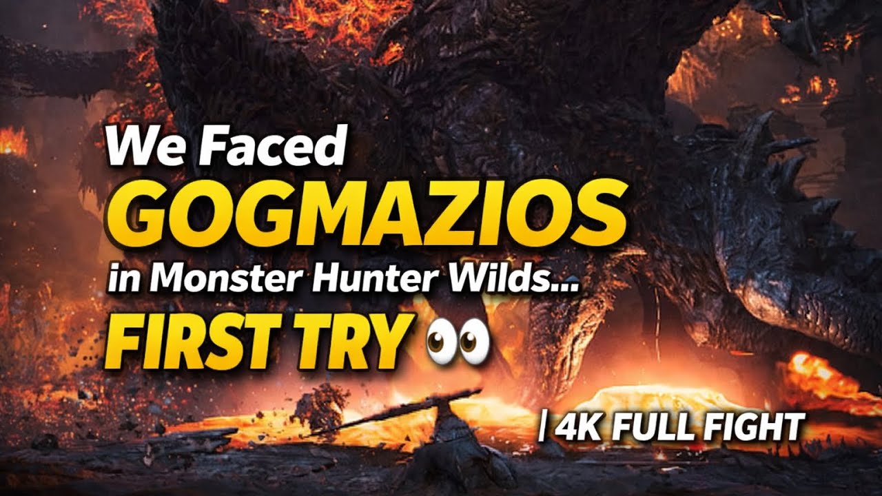 We Faced Gogmazios in Monster Hunter Wilds… First Try….| 4K Full Fight