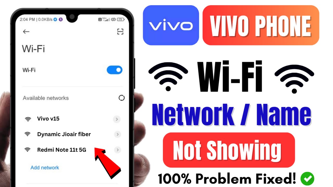 Solved Vivo Phone Wi-Fi Network Name Not Showing issue 2025 | Fix Not Detecting Wi-Fi Network
