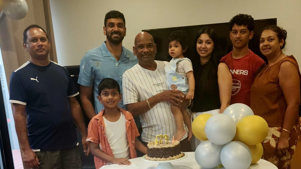 Celebrating Appa's 79th birthday. 