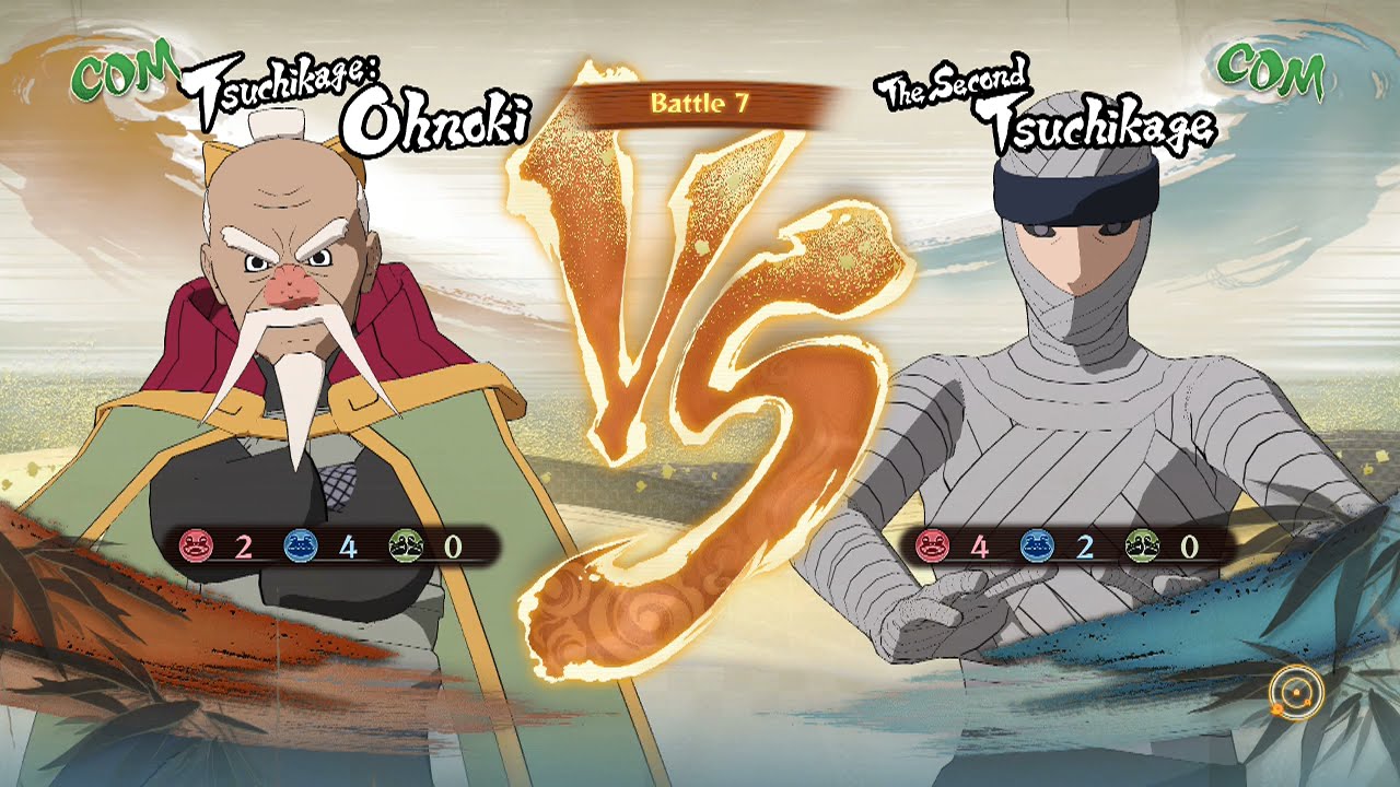 Naruto Shippuden: Ultimate Ninja Storm 4, Tsuchikage: Ohnoki VS The Second Tsuchikage!