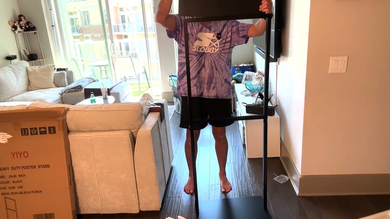 Poster Stand Review & Unboxing    4K