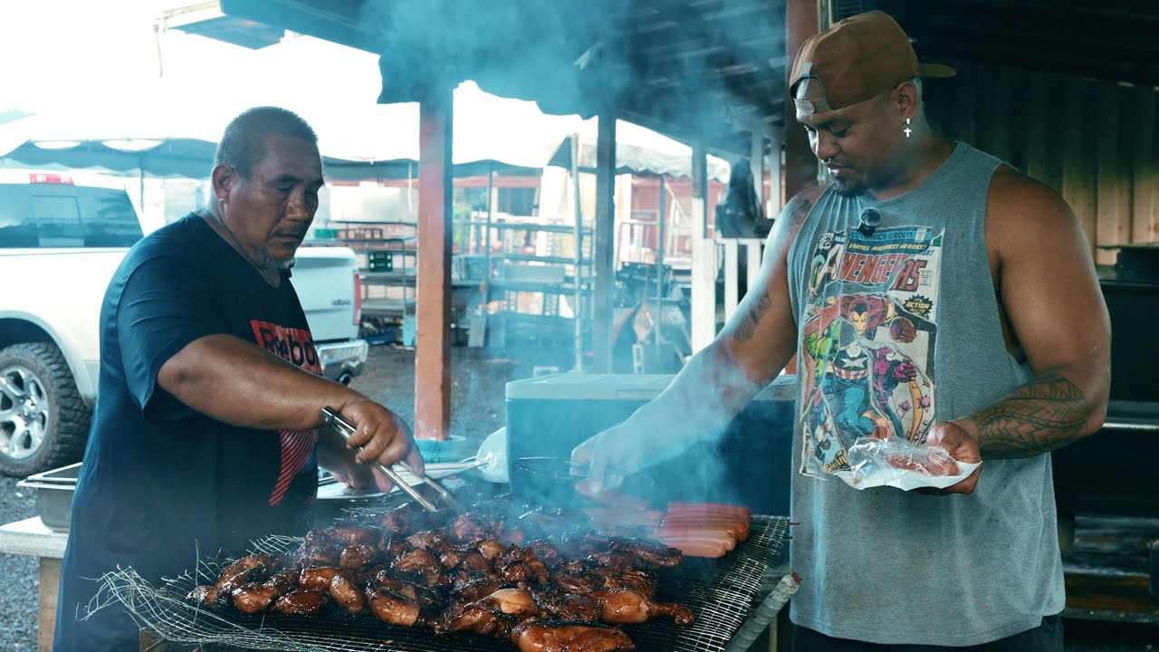 Best BBQ in SAMOA with Uncle George!
