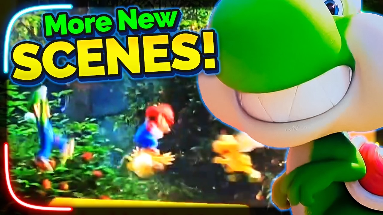 EVEN MORE Mario Galaxy Movie Scenes + New Power-Up Revealed