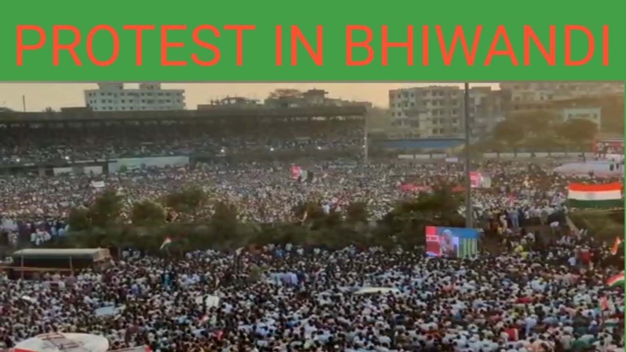 Peaceful Protest in BHIWANDI
