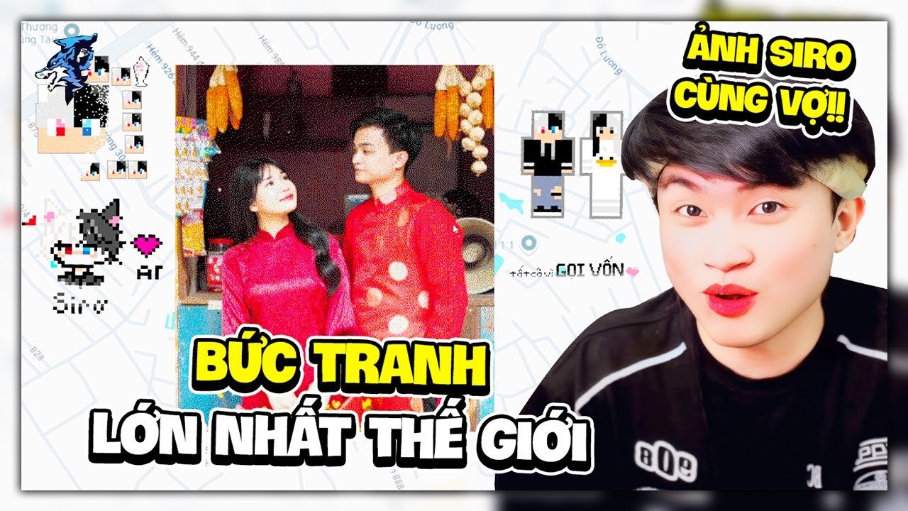 Không Ngờ Siro Được Fan Vẽ Lên Bức Tranh Lớn Nhất Thế Giới Wplace ❤️ Nhưng Mega SMP Lại Bay Màu 😱