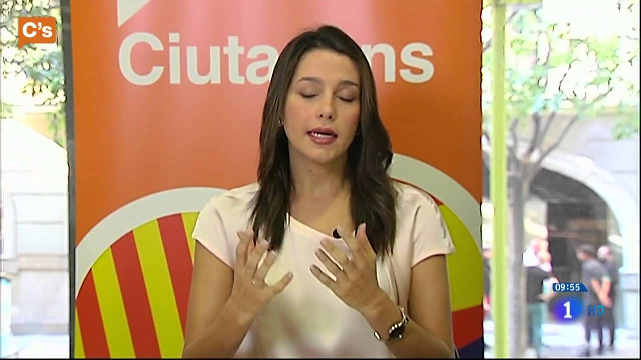 C's - Inés Arrimadas. Entrevista en 'Los Desayunos' de TVE 09/09/2015
