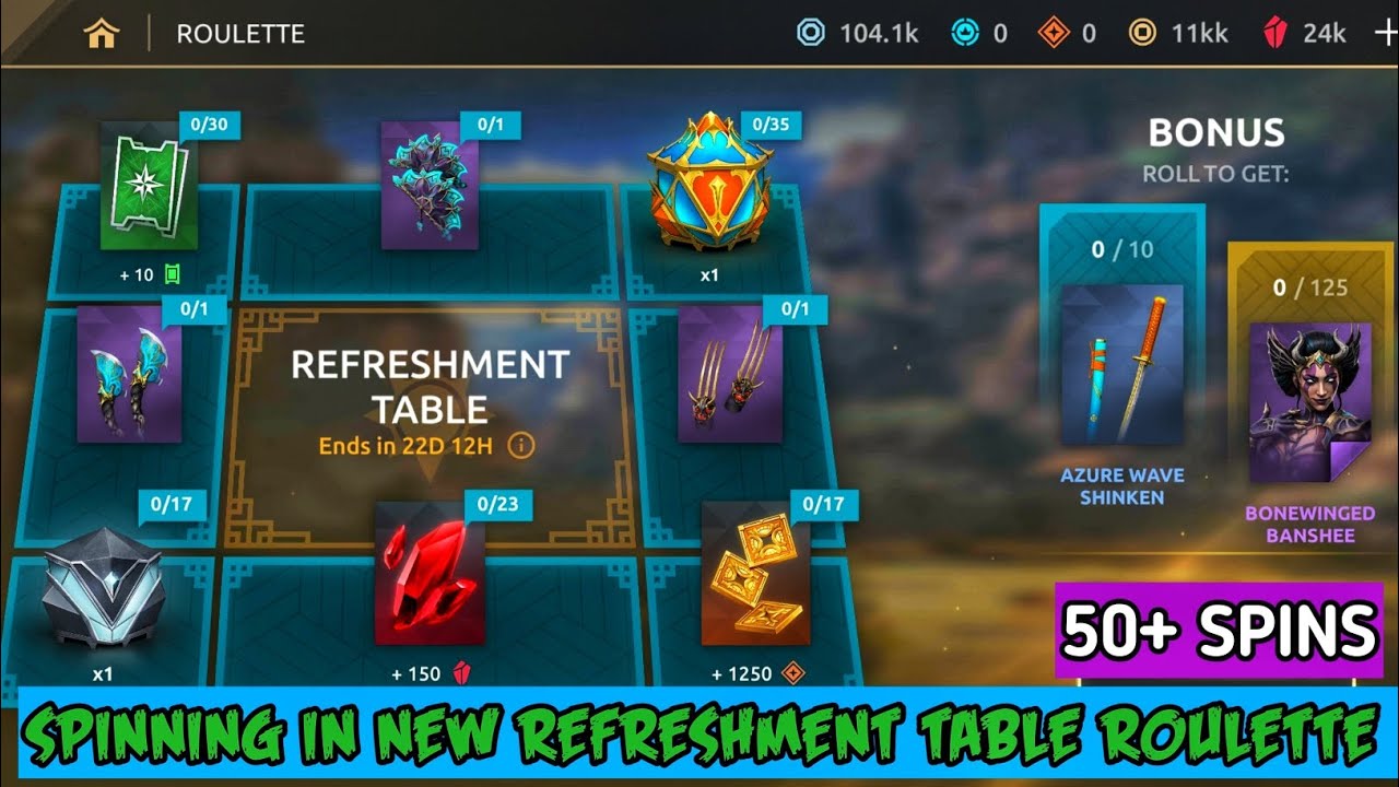 Spinning in the New Refreshment Table Roulette | Shadow Fight Arena ⚔️