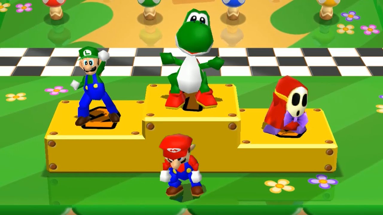 Mario Party 9 Mod - Mario Vs Luigi Vs Shy Guy Vs Yoshi #Stepitup7Wins