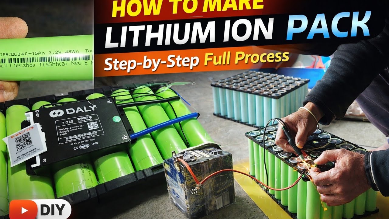 How to Make Lithium Ion Battery Pack | Step by Step Full Process | DIY Lithium 🪫🔋