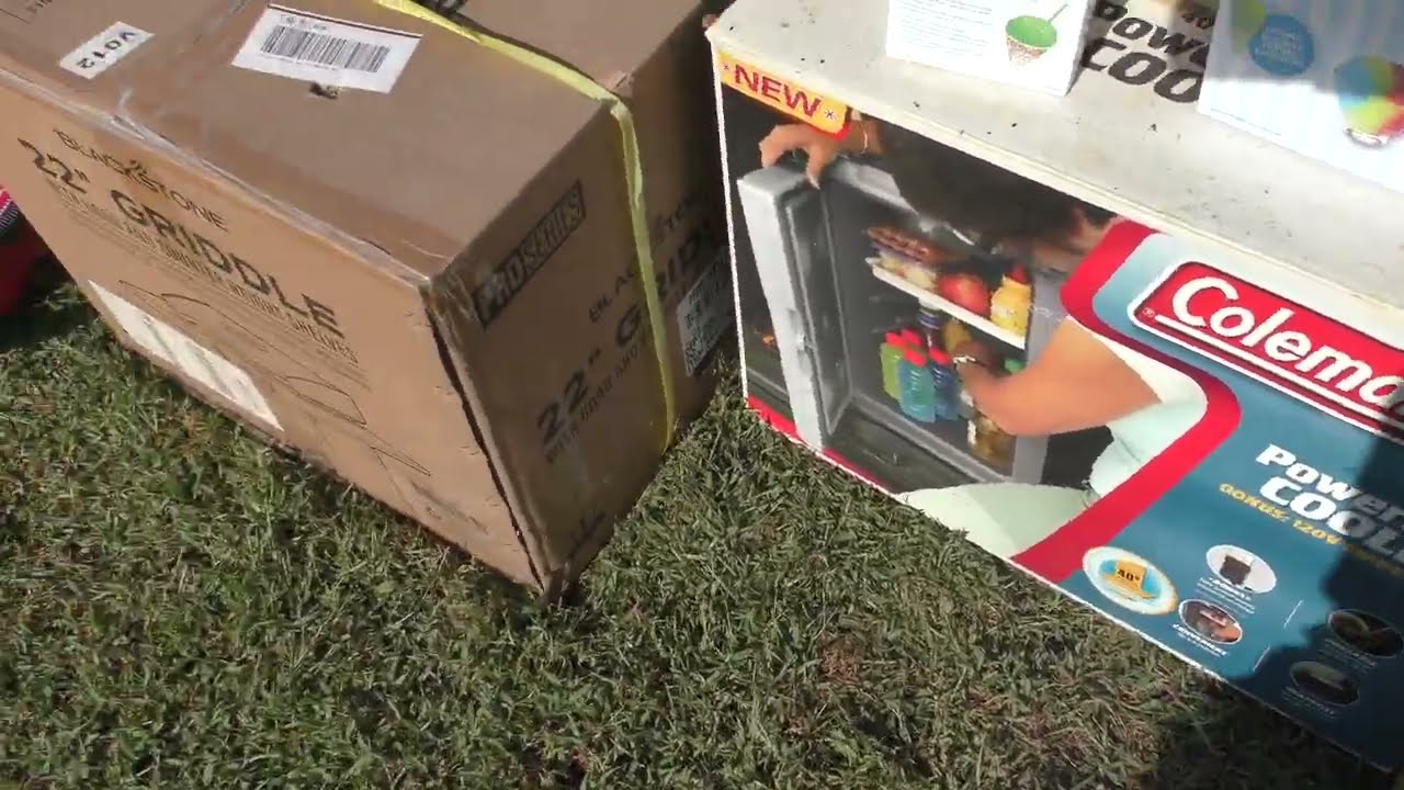 Cabela's Table Grill, Coleman Fridge-Cooler, And More