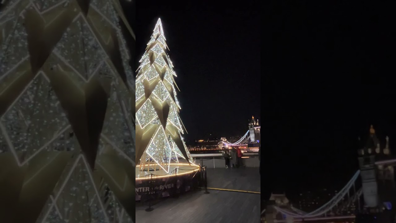 London Christmas 2024 🇬🇧 Tower Bridge #shorts