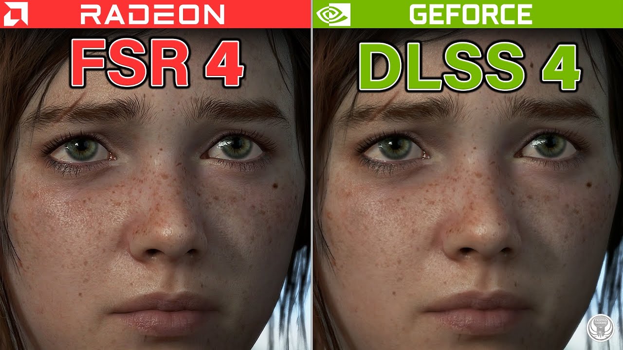 The Last of Us Part 2 [4K] FSR 4 vs DLSS 4 Transformer and Radeon Image Sharpening 2 Comparison