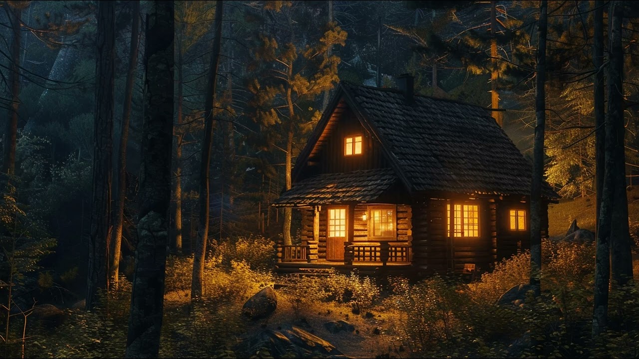 Cozy Cottage | Forest Ambience (4K Remastered)